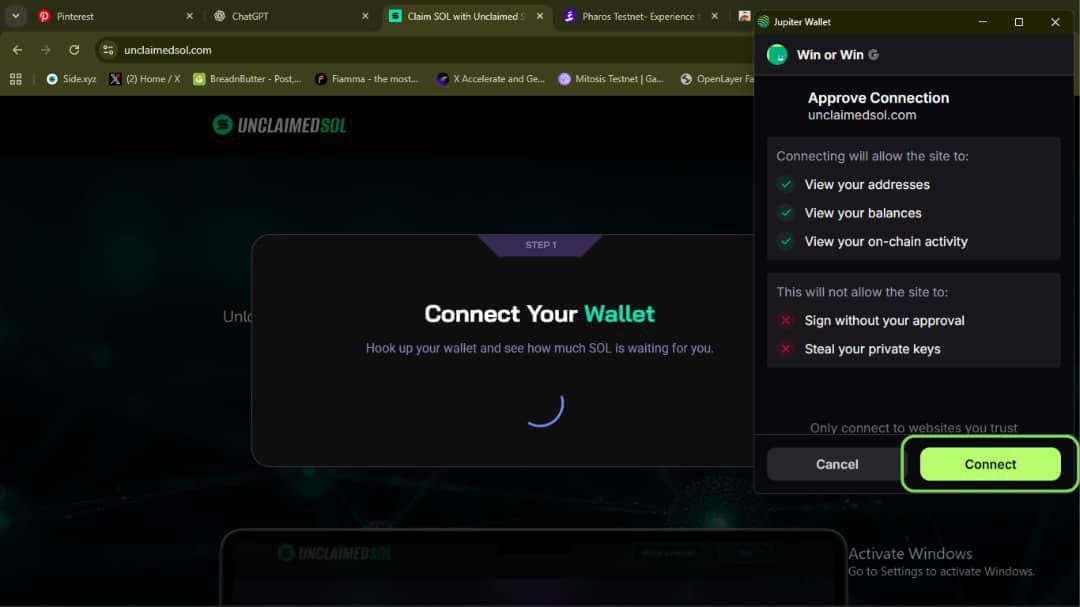 jupiterwallet Mobile Search Address Bar