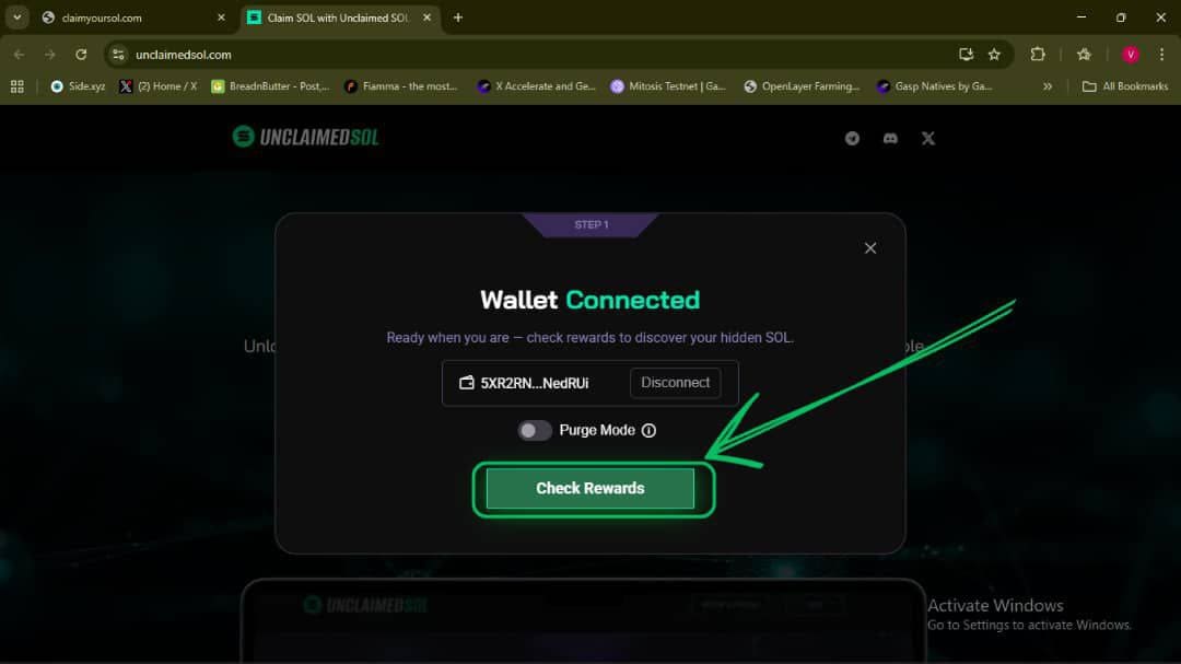 Phantom Web Check Rewards