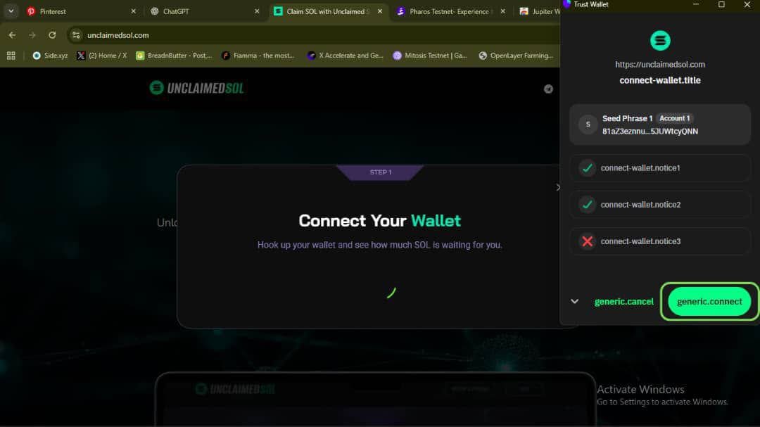 trustwallet Mobile Search Address Bar